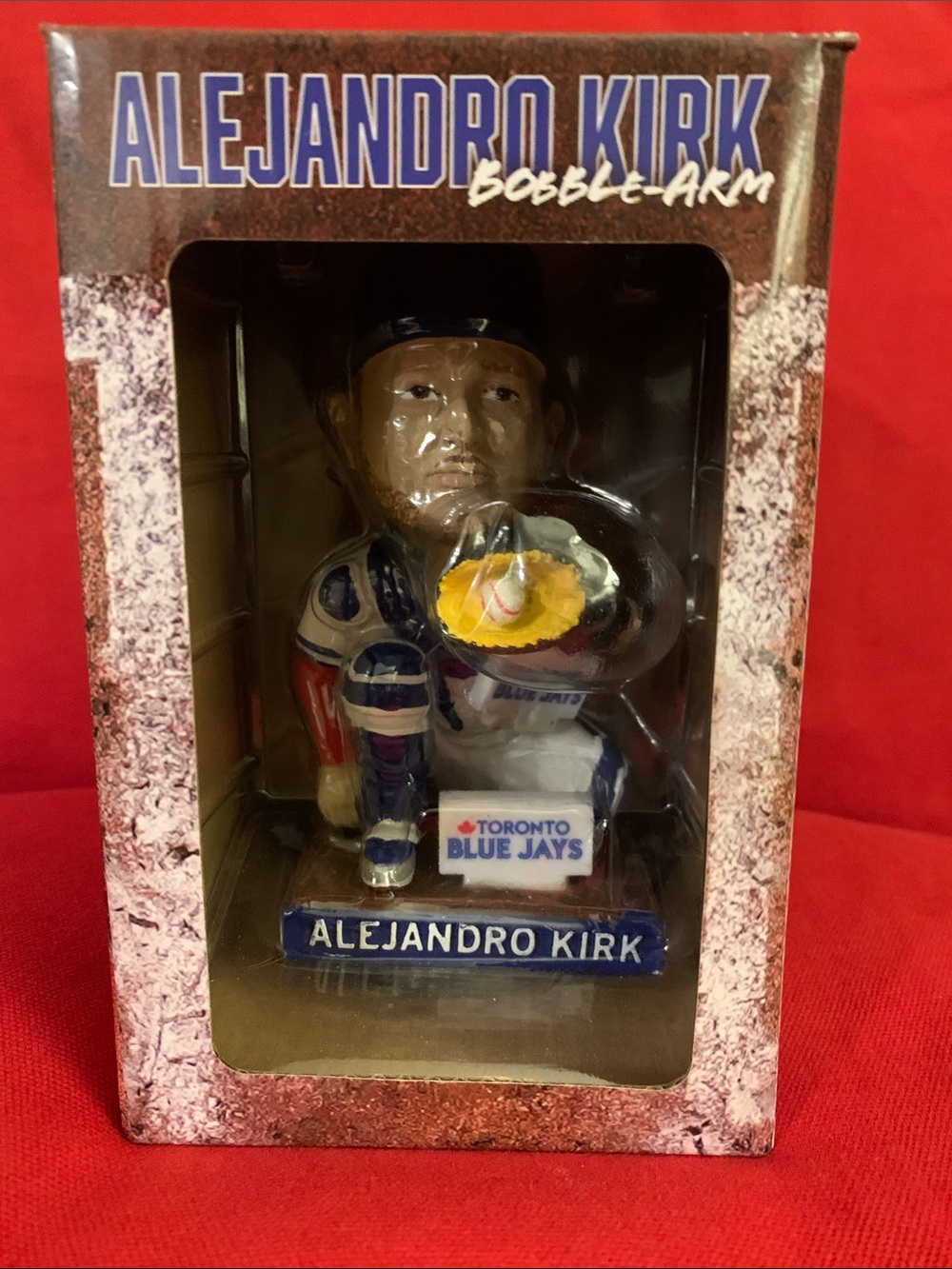 Alejandro Kirk Toronto Blue Jays Bobble-Arm Bobblehead - New in Box.